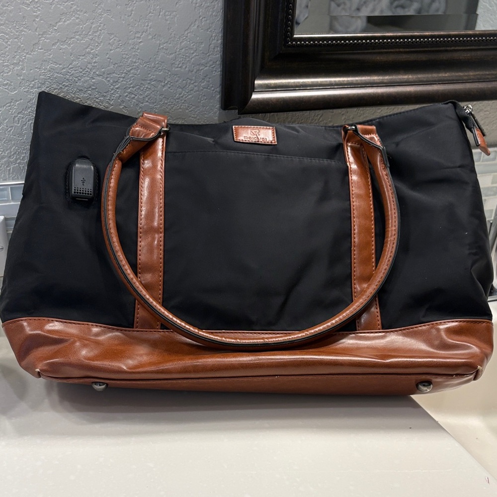 Black & Brown Teacher Work Bag